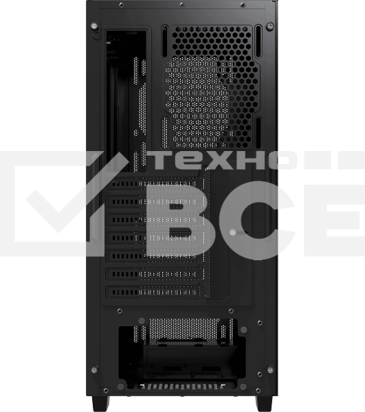 Компьютерный корпус Ocypus Gaммa C60 BK ATX/win/black/no PSU/Tempered Glass