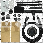 Строительный пылесос Bort BSS-1430-P 1400Вт (уборка: сухая/влажная) синий, фото9