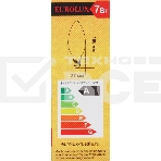 Лампа светодиодная EUROLUX LL-E-C37-7W-230-4K-E14 свеча, фото3