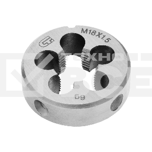 Плашка Сибртех М18x1,5 мм