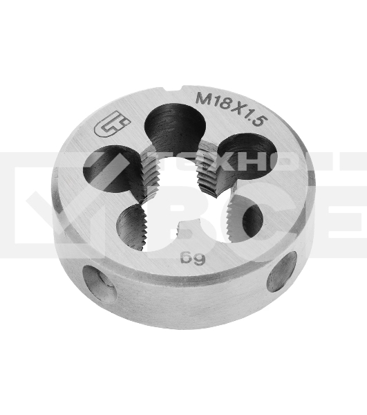 Плашка Сибртех М18x1,5 мм