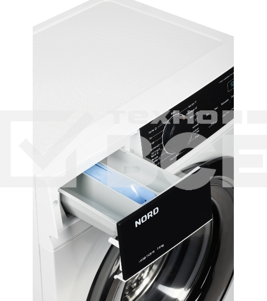 Стиральная машина NORD i-WSB 7120 W белый, загрузка фронтальная 7 кг, 1200 об/мин, класс: А+++