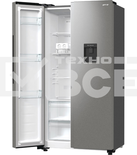 Холодильник Gorenje NRR9185EAXLWD двухкамерный серебристый мат. инвертер