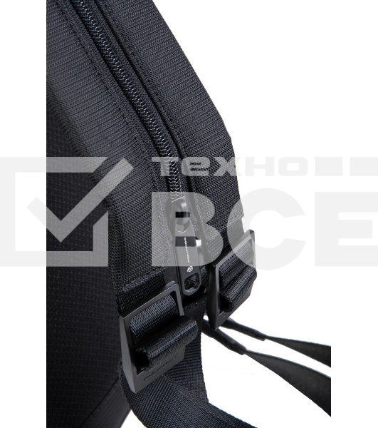 Рюкзак слинг мужской Piquadro Marcel CA6448W138/N черный нейлон/натур.кожа