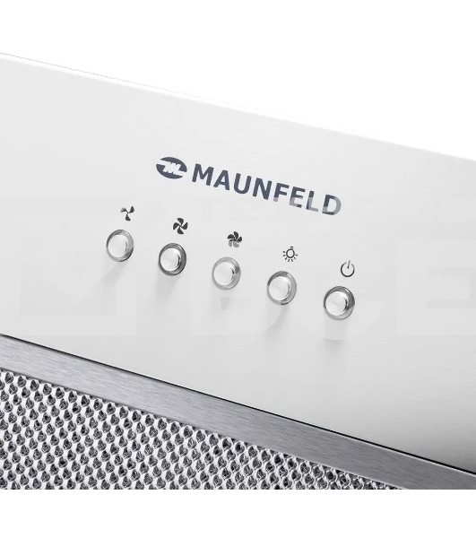 Вытяжка встраиваемая Maunfeld Trapeze 602M белый, 60 см, 1150 куб. м/ч, 54 дБ