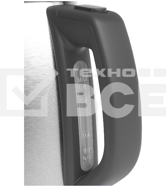 Чайник электрический Candy CK-203 1.7л. 2200Вт графит корпус: нерж.сталь