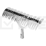 Грабли Palisad BASE двусторонние аэраторные, стальные, зубъя 11/21шт, 340 мм, без черенка, фото6