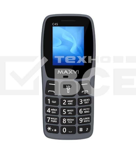 Мобильный телефон Maxvi C45 grey