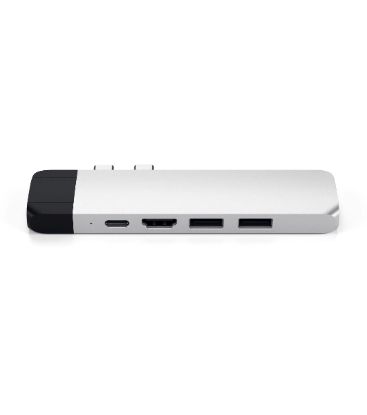 USB-концентратор Satechi ST-TCPHES, USB Type-C, USB 3.0/RJ-45/USB Type-C/HDMI/microSD, USB