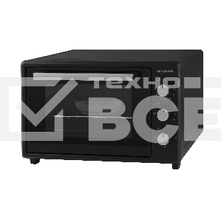 Мини-печь Willmark WOF-405BL (40л,эмал.внутр.поверх,лампа,таймер, черн., 1400Вт)