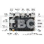 Одноплатный компьютер Khadas VIM4 Active cooling kit ARM Cortex-A73 4-Core + Cortex-A53 4-Core Amlogic A311D2 2.2GHz 8+32GB, фото6