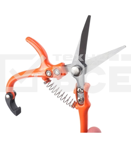 Секатор Patriot PFР 170, цветочный, плоскостной, длин.узкие лезвия,ПВХ-рукоятки, упор под палец, 170 мм