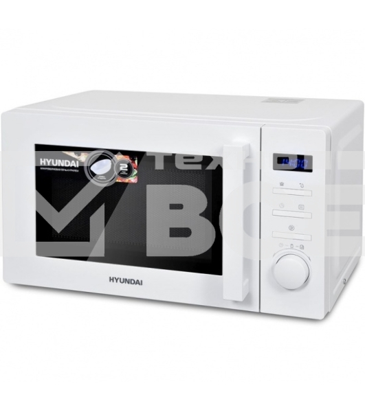 Микроволновая печь Hyundai HYM-M2060 белый, 20 л, 700 Вт, переключатели - кнопки/поворотный механизм
