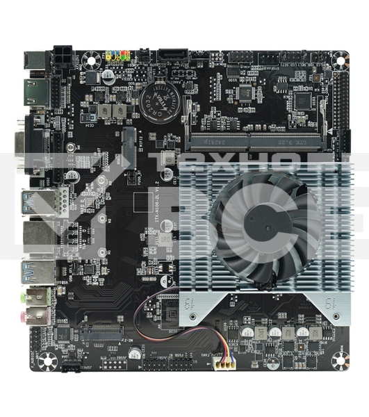 Материнская плата AFOX AFMIN100-1L-V2, Intel N100, SoC, 1xDDR4, 1xSATA, 1xM.2, 1xHDMI, 1xVGA, 1x 1Gb LAN, 2xUSB-A 2.0, 2xUSB-A 3.2 Gen 1, 2x3.5 мм, 7.1, Thin Mini-ITX