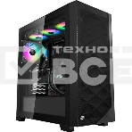 Компьютерный корпус  PCCooler C3D510 BK ARGB, Tempered Glass Full Tower, Black, TG, 0.7 SPCC, 3x120mm ARGB E-ATX, ATX, mATX, mITX 170/390/410mm 2x2.5