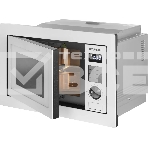 Микроволновая печь встраиваемая Hyundai HBW 2544 WG белый, 25 л, 900 Вт, переключатели - кнопки/поворотный механизм, фото4