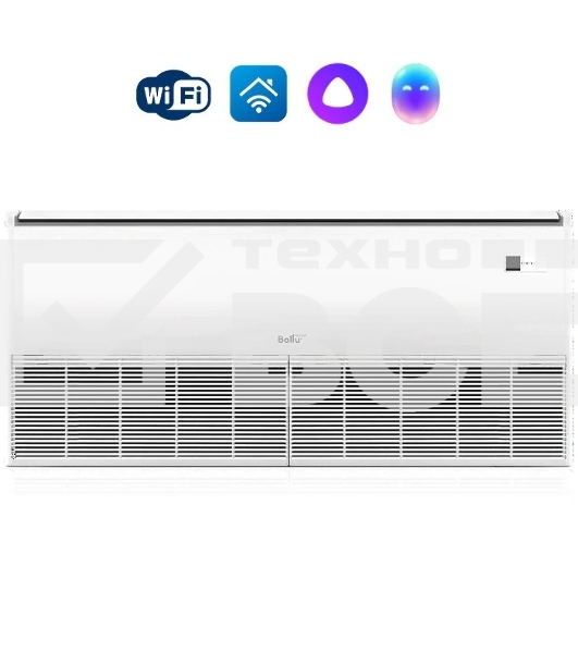 Блок внутренний напольно-потолочной сплит-системы Ballu BLC_CF/in-60HN1_21Y 60000 BTU, 160 м², 43 дБ, охлаждение, обогрев, осушение, белый