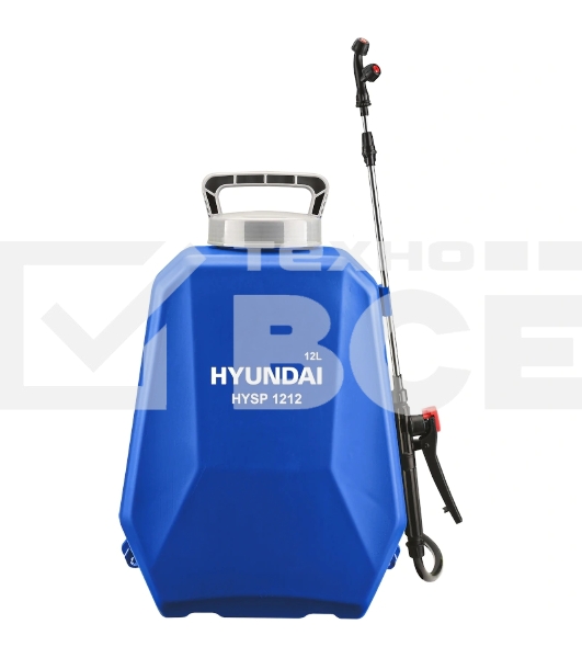 Опрыскиватель Hyundai HYSP 1212 аккум. ранц. 12л голубой/серый
