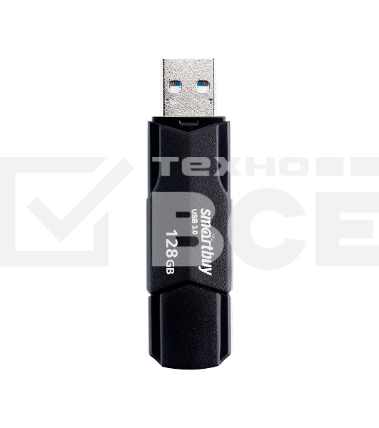 Флешка USB 3.1 Smartbuy 128Gb CLUE черный (SB128GbCLU-K3)