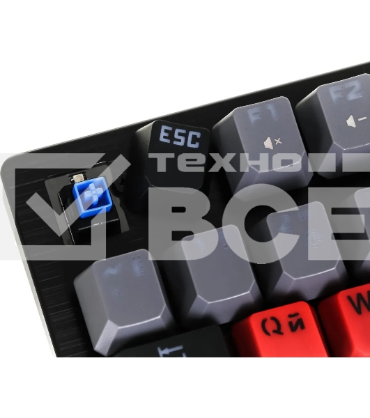 Клавиатура проводная A4Tech Bloody B820R Dual Color механическая черный/серый USB for gamer LED