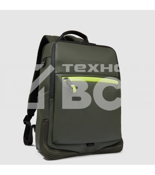 Рюкзак мужской Piquadro Corner 2.0 CA6464C2OW/VE темно-зеленый полиуретан/полиэстер