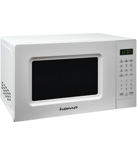 Микроволновая печь HOME HDM207BW белый, 20 л, 700 Вт, переключатели - сенсор
