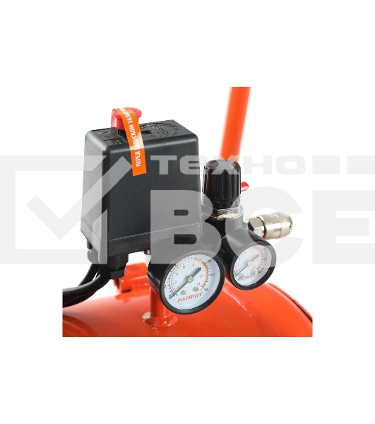 Компрессор Patriot поршневой безмасляный WO 100-440, 440 л/мин, 8 бар, 2500 Вт, 100 л, быстросъем и 