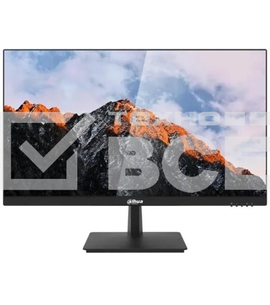 Монитор 27' Dahua DHI-LM27-A201F IPS 1920x1080, 100 Гц, 5 мс, 16:9, 250 кд/м², HDMI 1.4, VGA, черный
