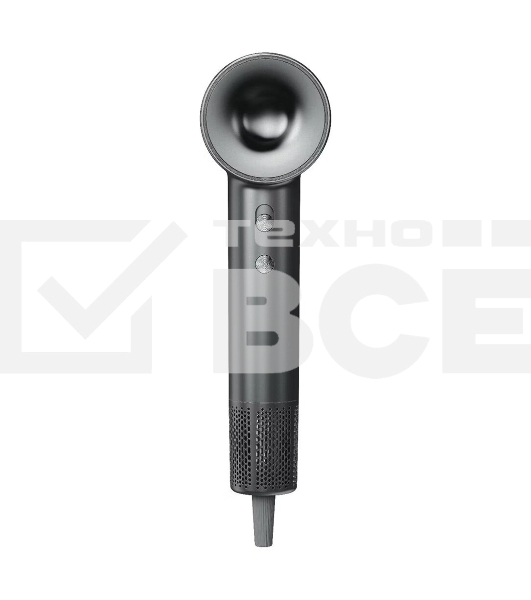 Фен Haier HHD-603 графитовый, 1600 Вт, компактный, ионизация