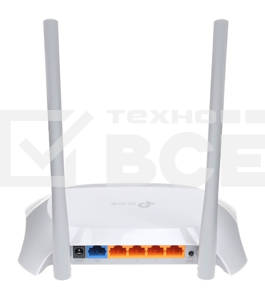 Роутер беспроводной TP-Link TL-WR840N N300 10/100BASE-TX белый