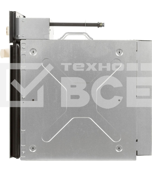 Встраиваеммый газовый духовой шкаф Gefest ДГЭ 621-01 В1, 52л, дверца с 2 стеклами, кремовый