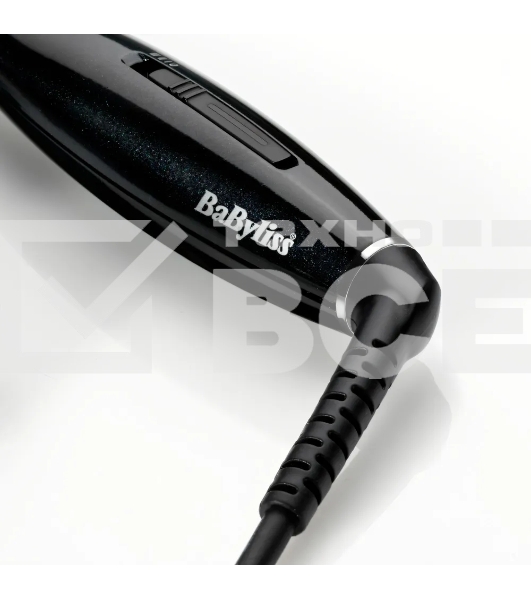 Расческа-выпрямитель BaByliss Smoothing Heated Brush HSB101E черный, 45 мм, 200 °C, 3 режима