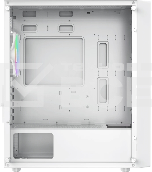 Корпус Ocypus Gamma C50 WH ARGB, Mini-Tower, белый, 4 x 120 мм