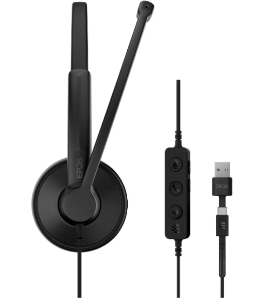 Гарнитура EPOS IMPACT 100 UC Mono чёрный, проводная, USB