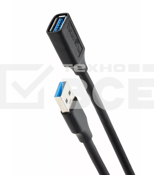 Кабель удлинительный USB3.0 Am-Af 5m Telecom черный (TUS708-5M)