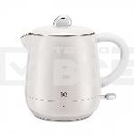 Чайник BQ KT1717P Pearl. Мощность:1000 Вт, Объем 0,6л, фото 1