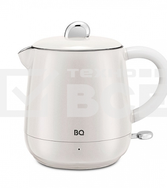 Чайник BQ KT1717P Pearl. Мощность:1000 Вт, Объем 0,6л