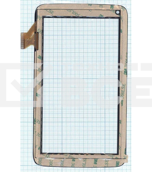 Сенсорное стекло (тачскрин) GT70M702 (188*108 mm), черное