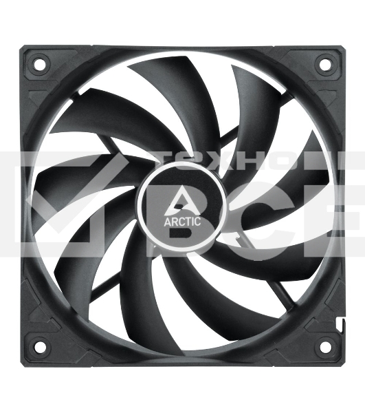 Комплект вентиляторов для корпуса Arctic F12 PWM PST Value Pack черный, 120 мм, 1350 об/мин, 22.5 дБ, 4 pin