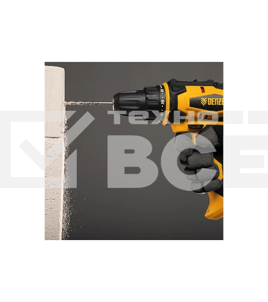Дрель-шуруповерт Denzel SD-300-10, Сетевая, 300Вт