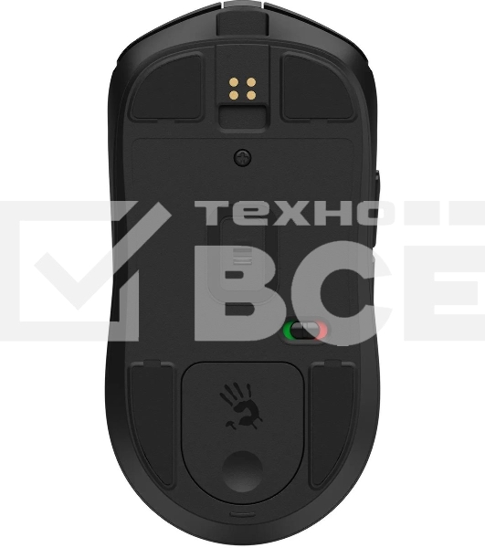 Мышь беспроводная/проводная A4Tech Bloody R72 Pro Duo черный, 26000 dpi, радиоканал, USB/USB-C, кнопки - 7