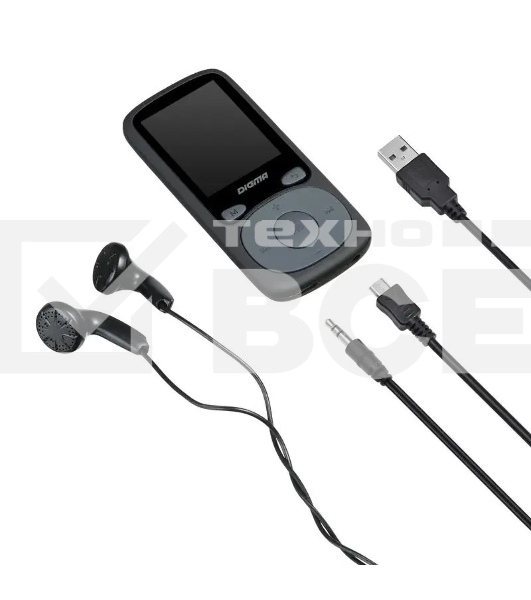Плеер Hi-Fi Flash Digma B4 8Gb черный/1.8