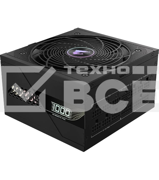 Блок питания Gigabyte ATX 1000W GP-AE1000PM PG5 Gen.5 80 PLUS platinum (20+4pin) APFC 120мм fan 16xSATA Cab Manag RTL