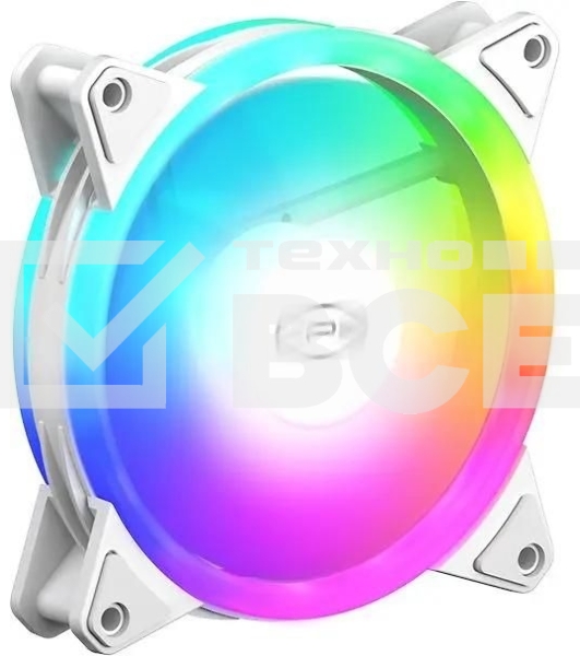 Вентилятор для корпуса PCCooler F3 T120 ARGB белый, 120 мм, 1800 об/мин, 21.6 дБ, 4 pin