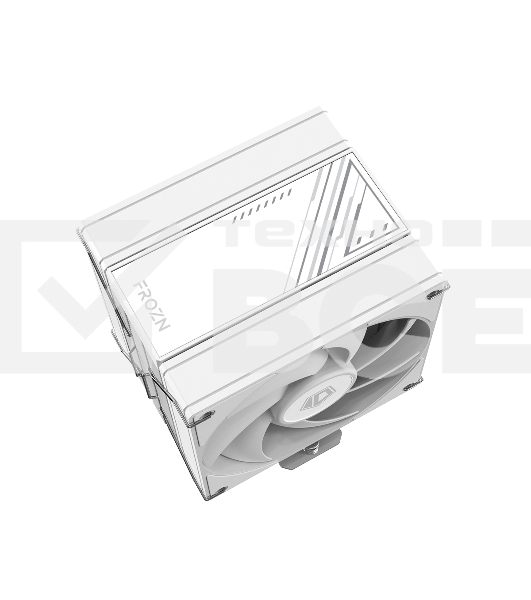 Кулер для процессора ID-COOLING FROZN A410 DW белый 120мм алюминий+медь 2000rpm 30db 4-pin 220W 152мм