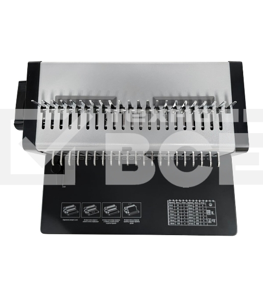 Переплетчик Office Kit B2130E A4/перф.35л.сшив/макс.500л./пластик.пруж. (6-51мм)/электр.