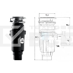 Измельчитель пищевых отходов Bonecrusher BC 910-AS-Slim, фото5