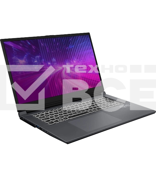 Ноутбук Osio CyberLine C170i-001 темно-серый Core i5 12600H 16Gb SSD 512Gb NVIDIA RTX 3050 6Gb 17.3