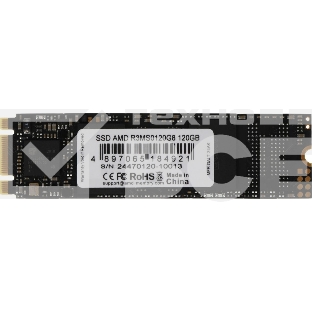 Накопитель SSD AMD Radeon R3MS0120G8, 120Gb, M.2 2280, SATA, R/W 520/450