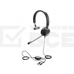 Проводная гарнитура Jabra Evolve 20, MonoMS, USB C/A adapter (PN: 4993-823-169)